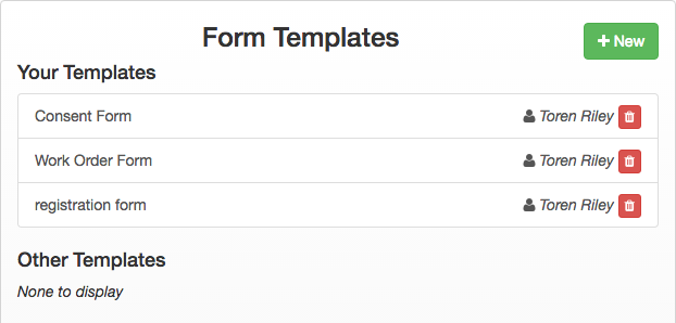 form Templates